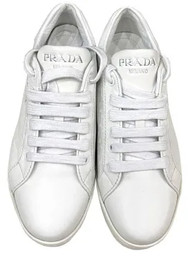 1E535L leather sneakers lettering white for display 230 35 5