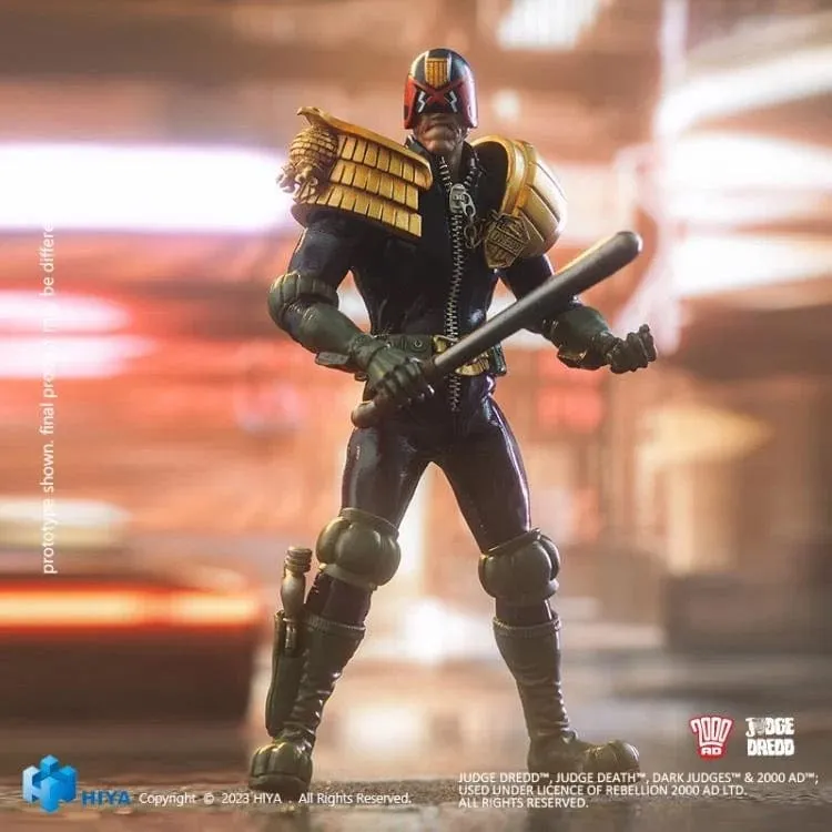 2000 AD Exquisite Super Series Judge Dredd 1:12 Action Figure