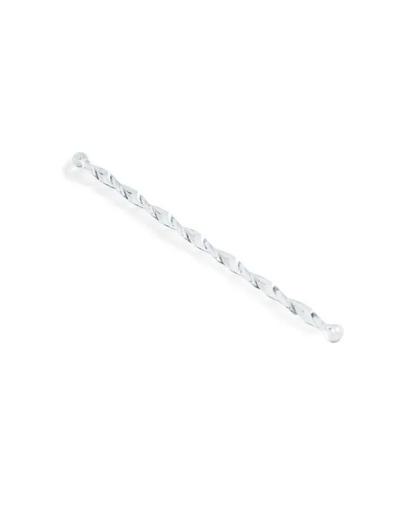 7" Clear Swizzle Stirrer - 100/pack