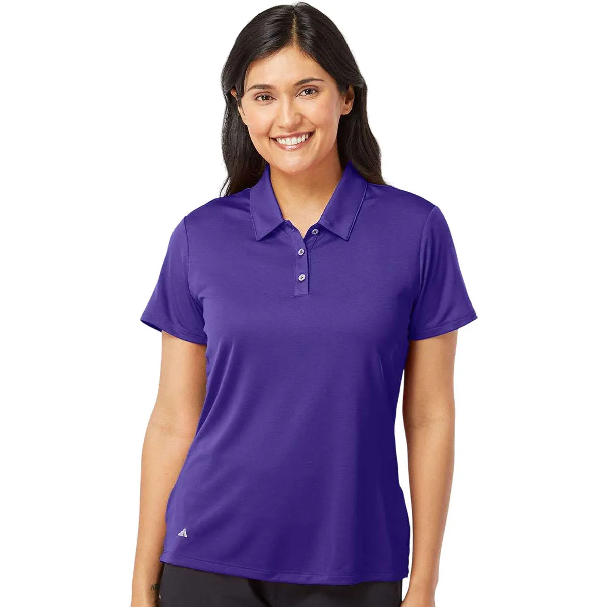 adidas Golf Women's Collegiate Purple Performance Sport Shirt