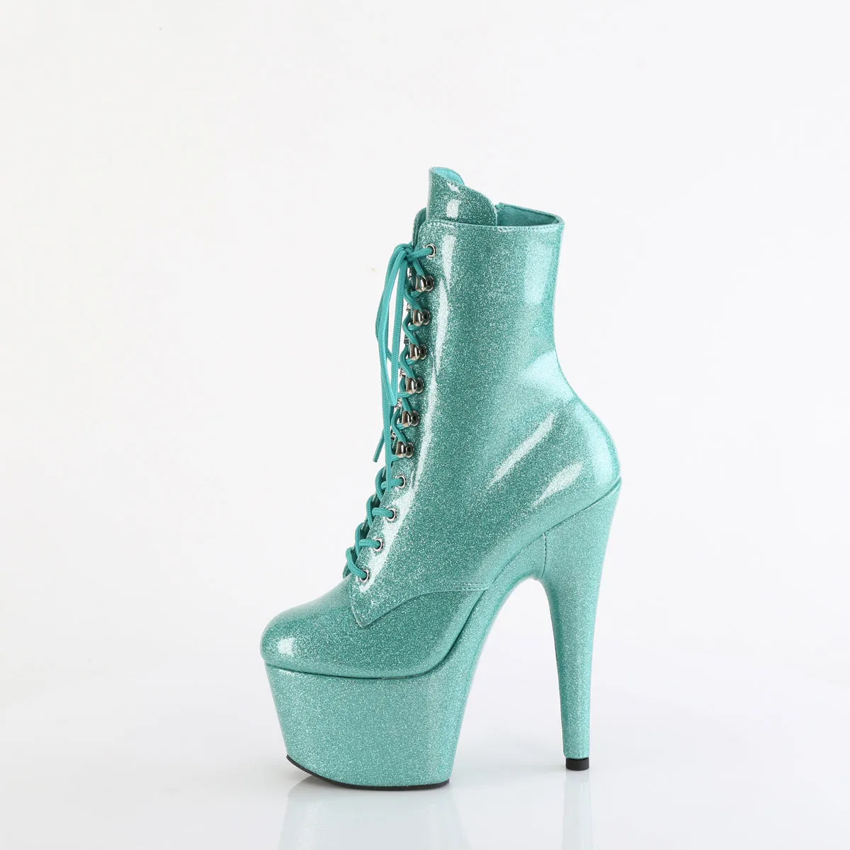 ADORE-1020GP Pleaser Aqua Glitter Sexy Platform Shoes (Pole Dancing Heels)