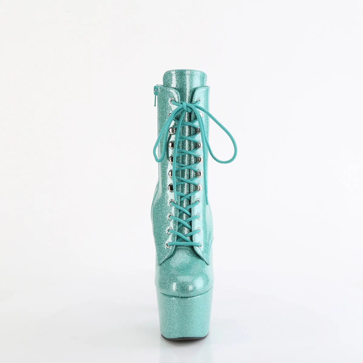ADORE-1020GP Pleaser Aqua Glitter Sexy Platform Shoes (Pole Dancing Heels)