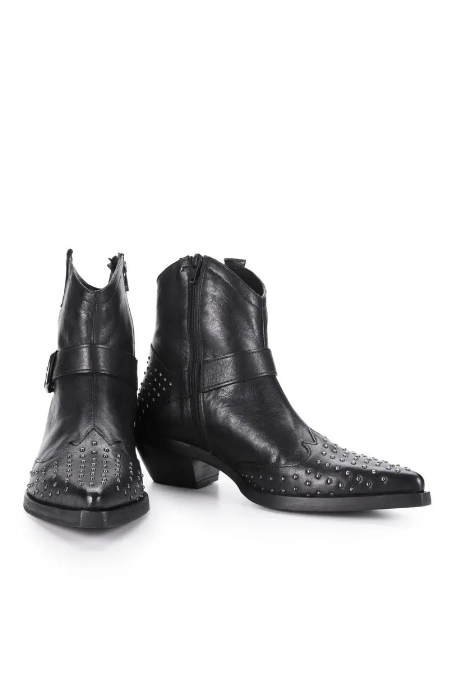 Alamo Studded Boot Black