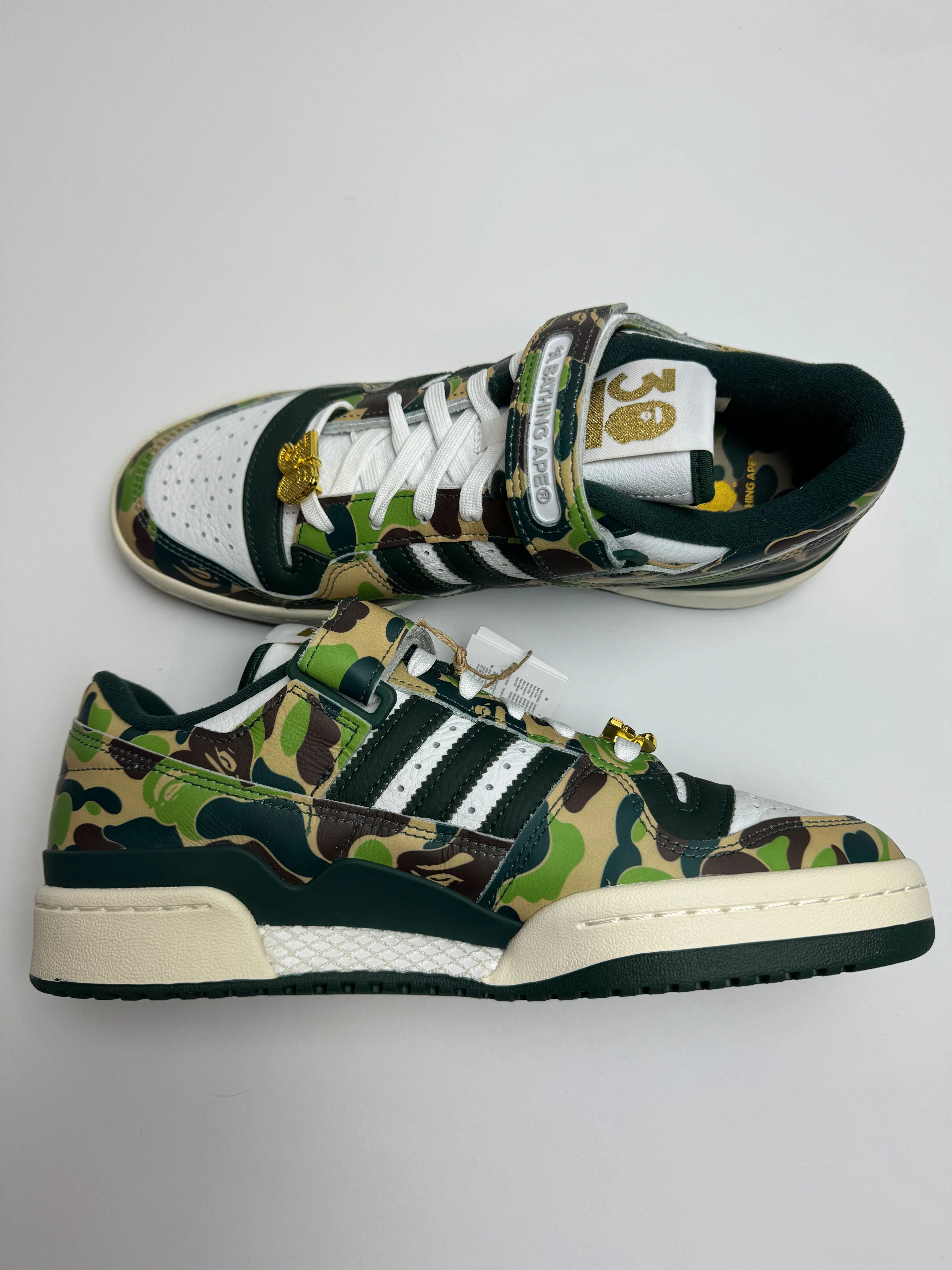 BAPE x Adidas Forum Low "Green Camo"