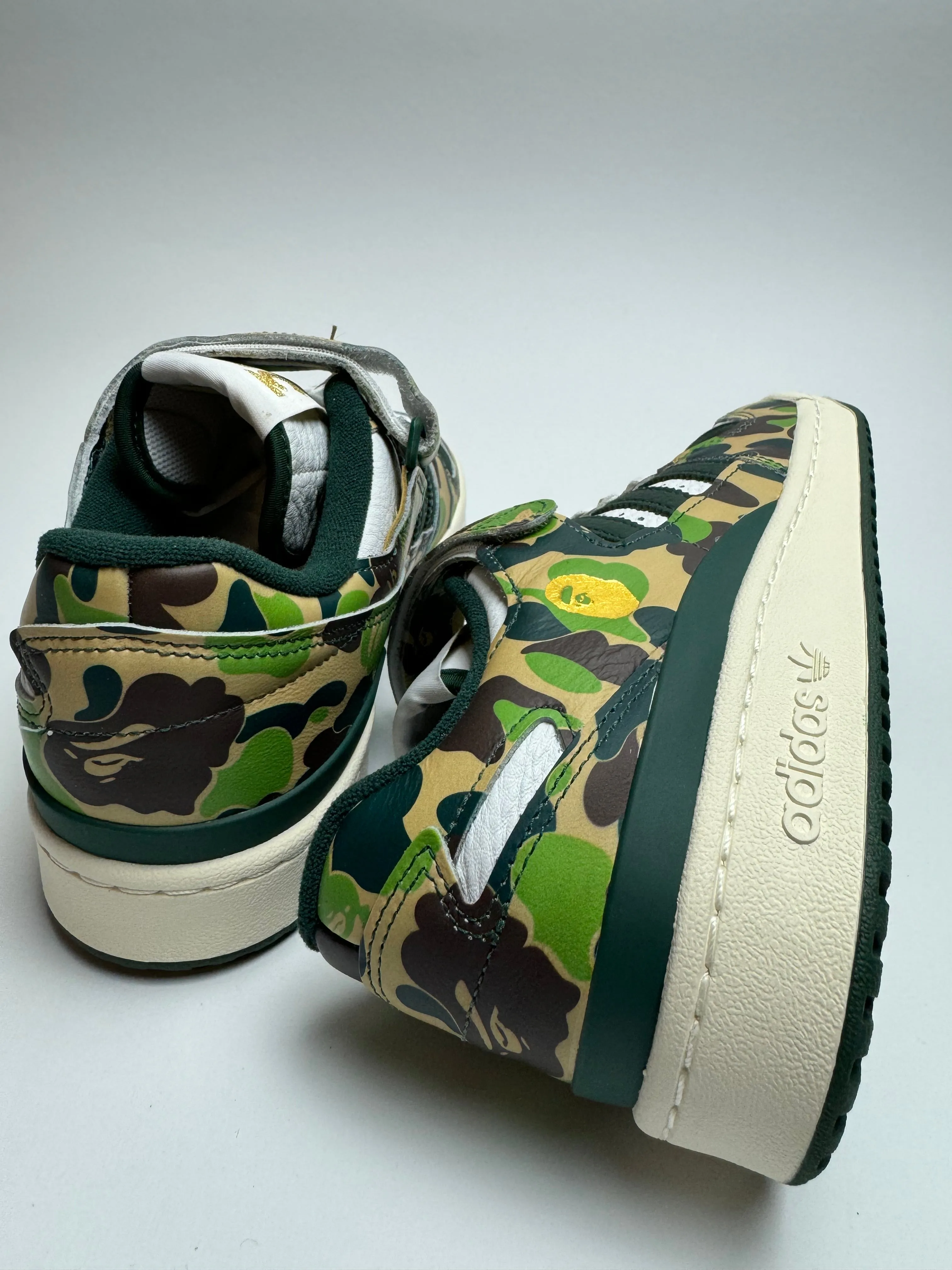 BAPE x Adidas Forum Low "Green Camo"
