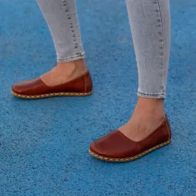 Barefoot Flat Shoes Tornado Brown for Women
