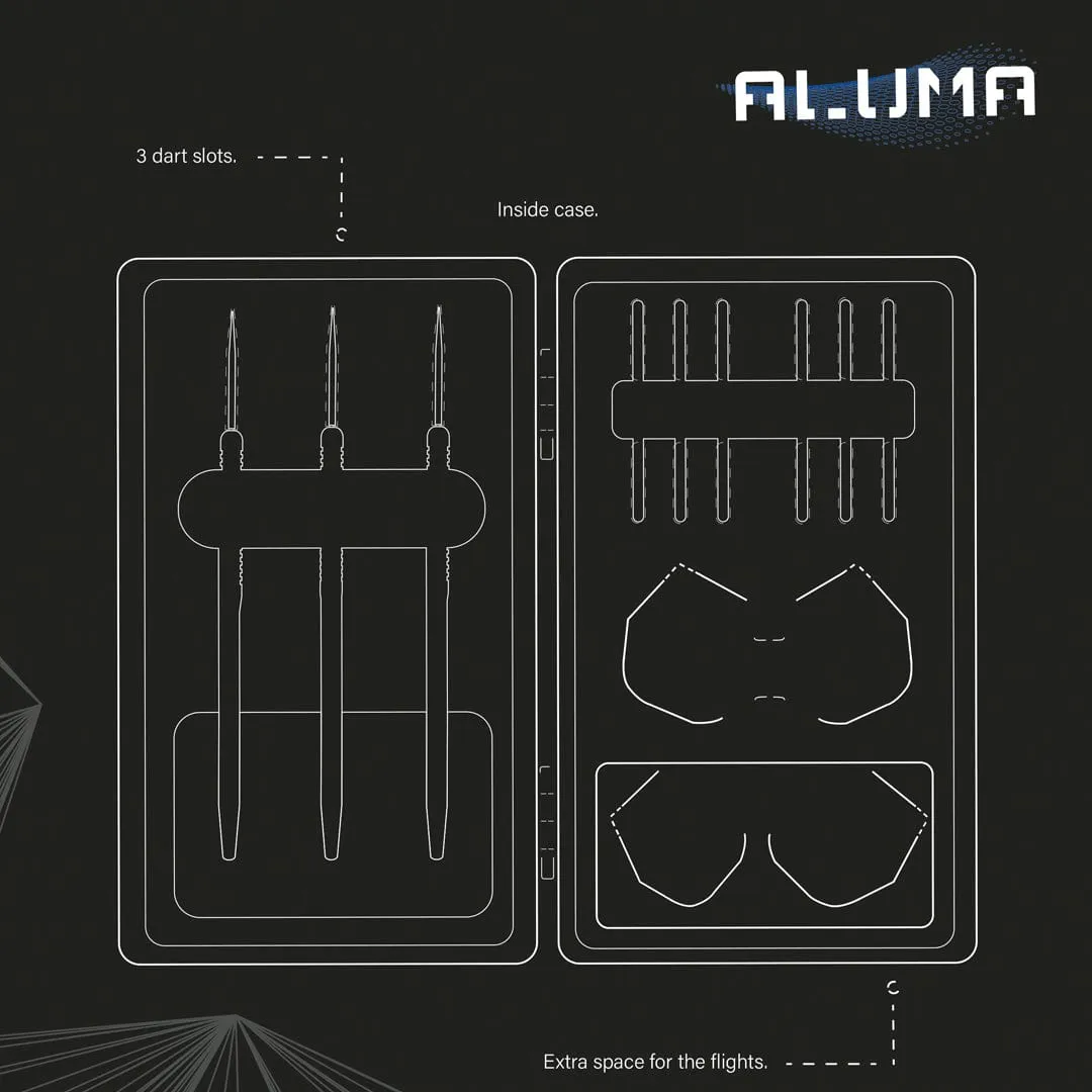 Bulls Aluma Dart Case - Aluminium