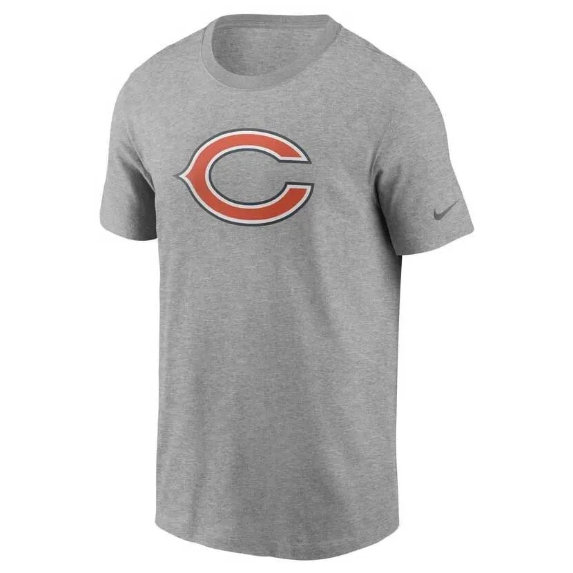 Chicago Bears Nike Grey Logo Essential T-Shirt