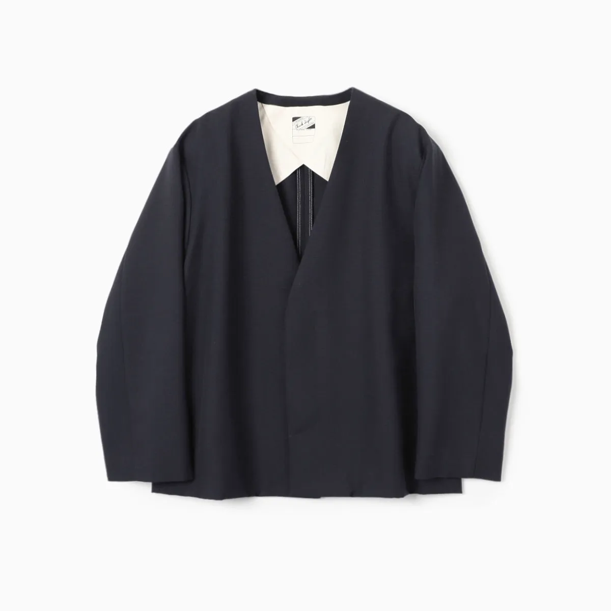 COLLARLESS JACKET