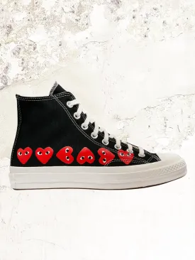 Comme Des Garçons PLAY CONVERSE Multi Red Heart Chuck Taylor All Star '70 High