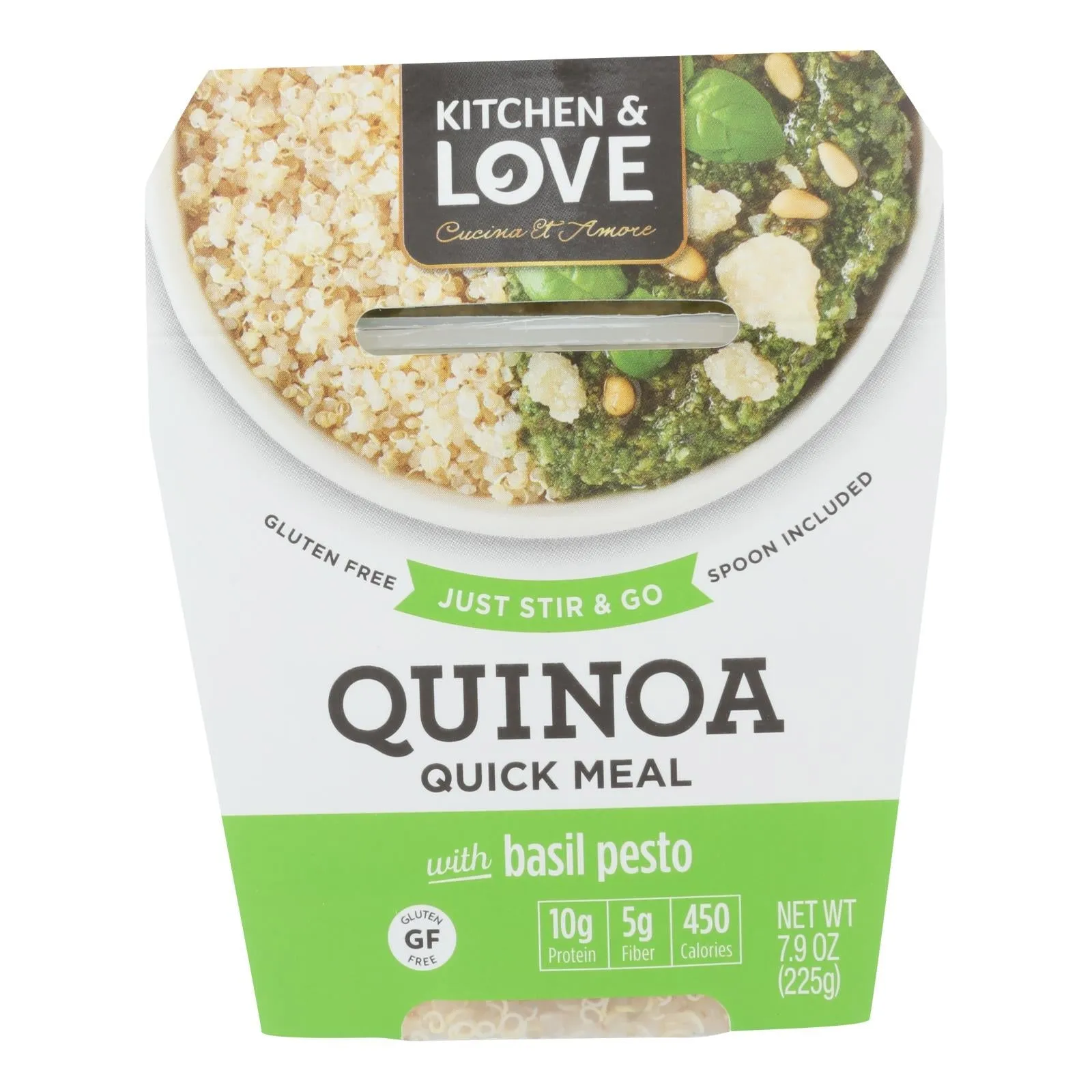Cucina And Amore Quinoa Meals: Basil Pesto (6-Pack, 7.9 Oz. Each)