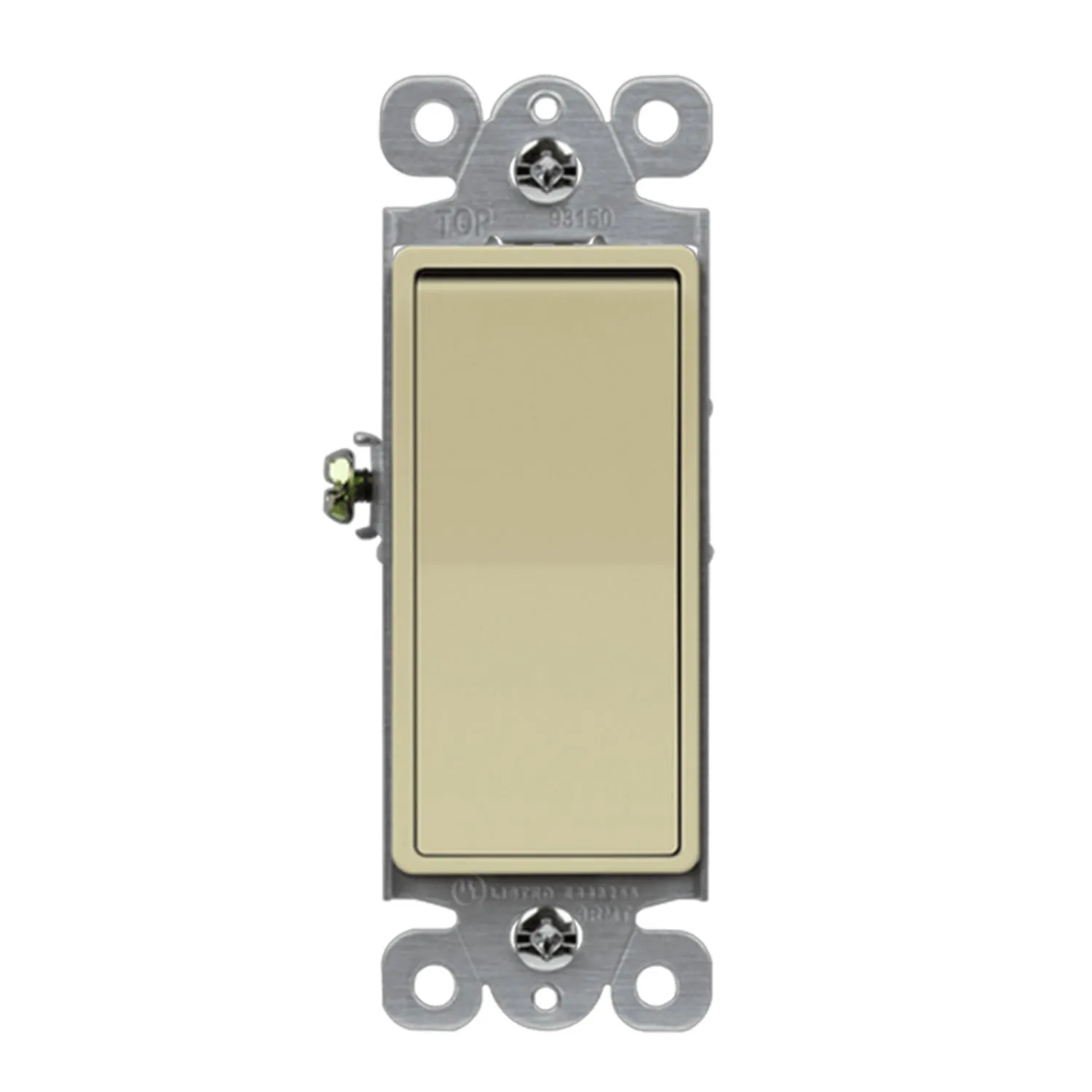 Deco 3-Way 15 Amp Rocker Switch, Ivory