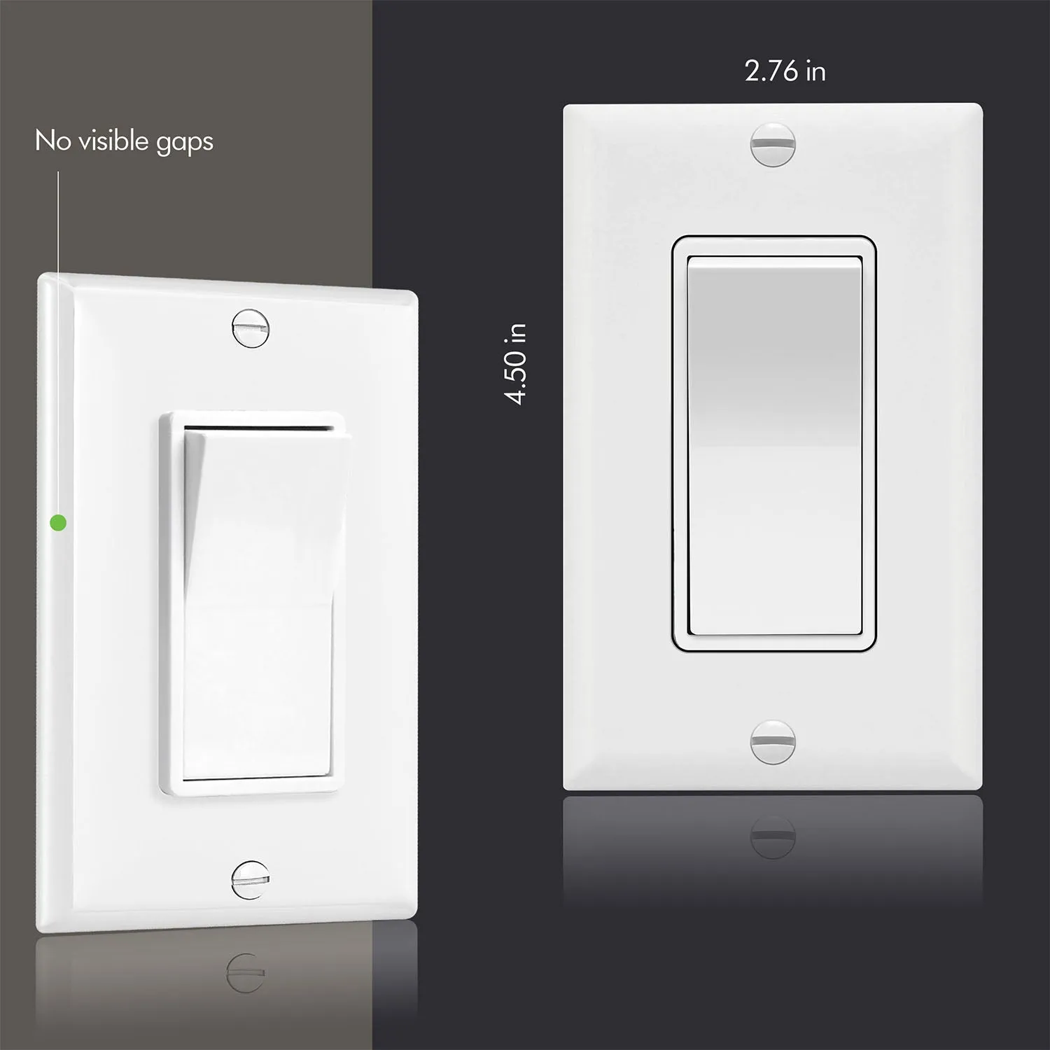 Deco 3-Way 15 Amp Rocker Switch, White