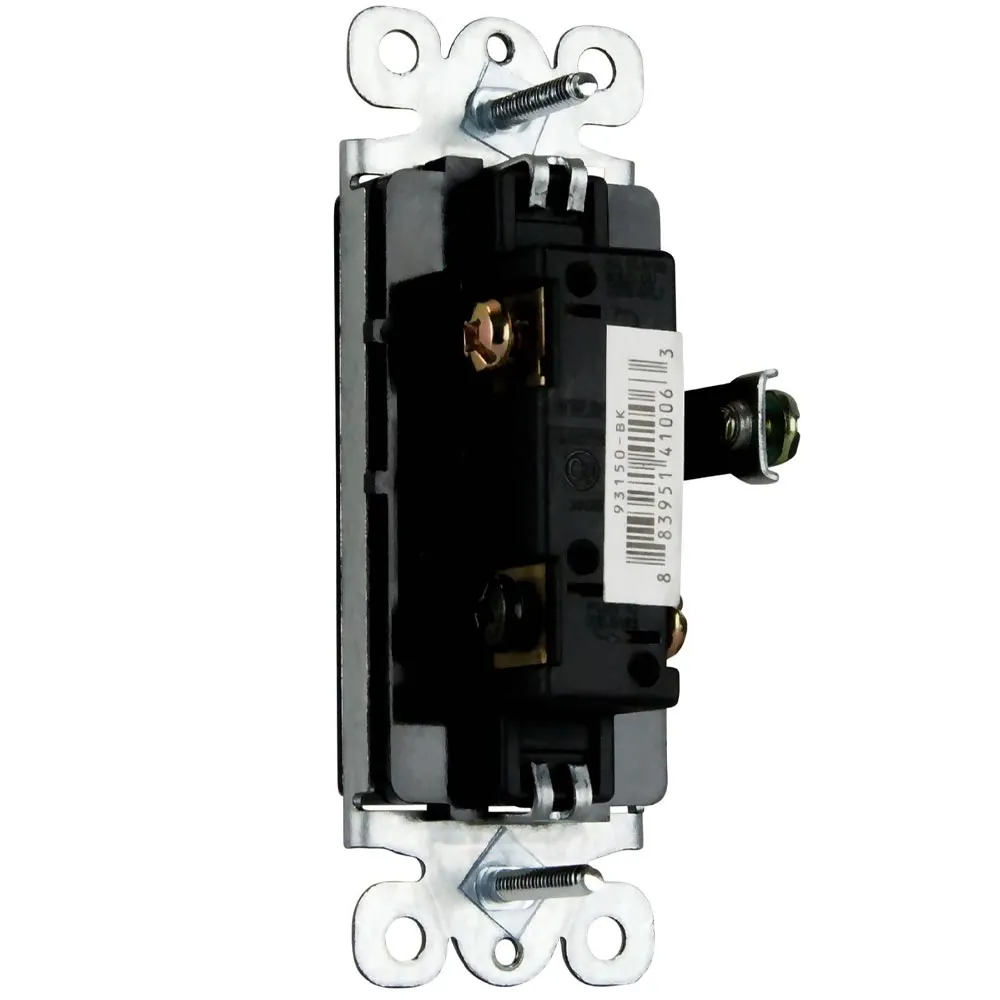 Deco 3-Way 15 Amp Rocker Switch, White