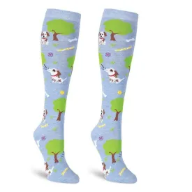 Dog Park Socks Women's Knee High Sock