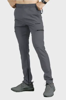 EGNAR STANDARD ZIP JOGGER - Smoke Grey