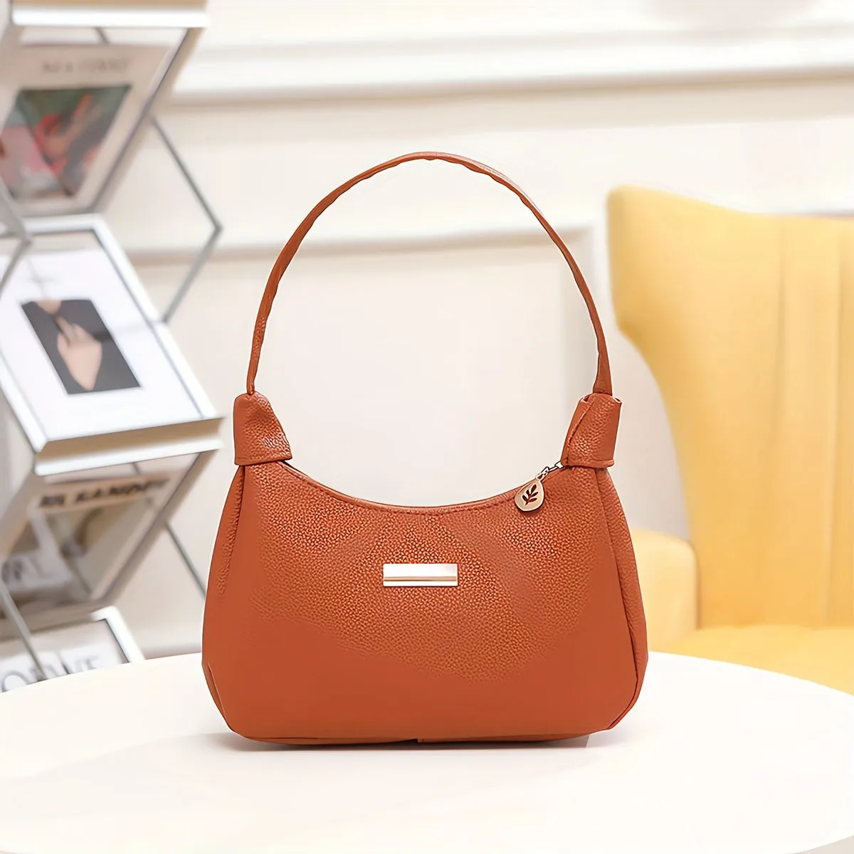 Exquisite Hardware Crossbody Bag