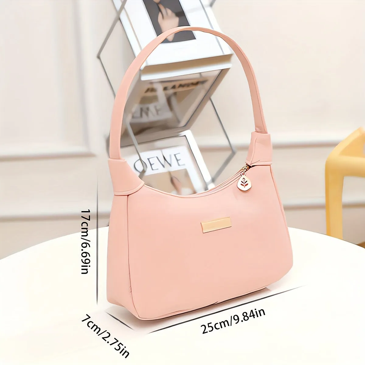 Exquisite Hardware Crossbody Bag