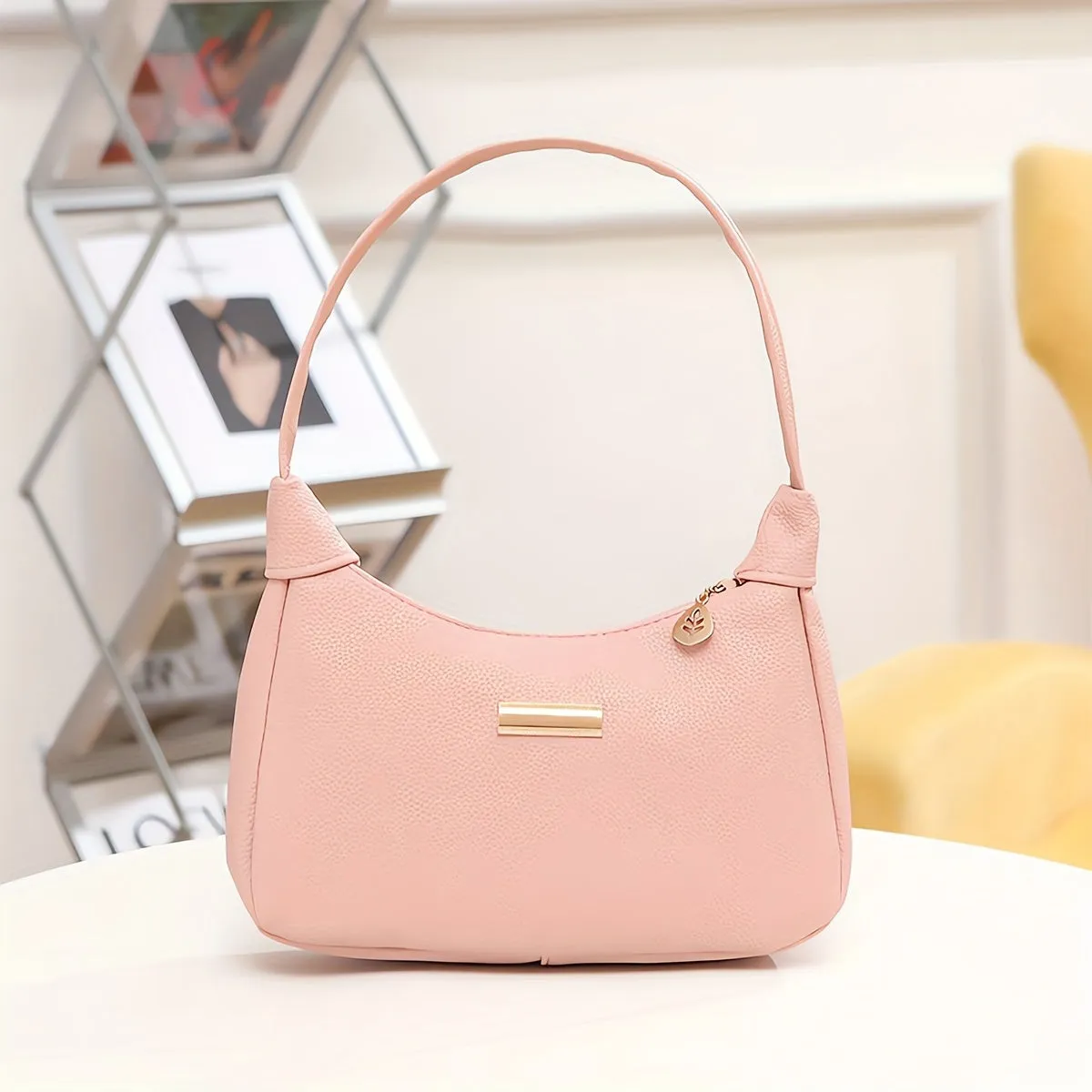 Exquisite Hardware Crossbody Bag