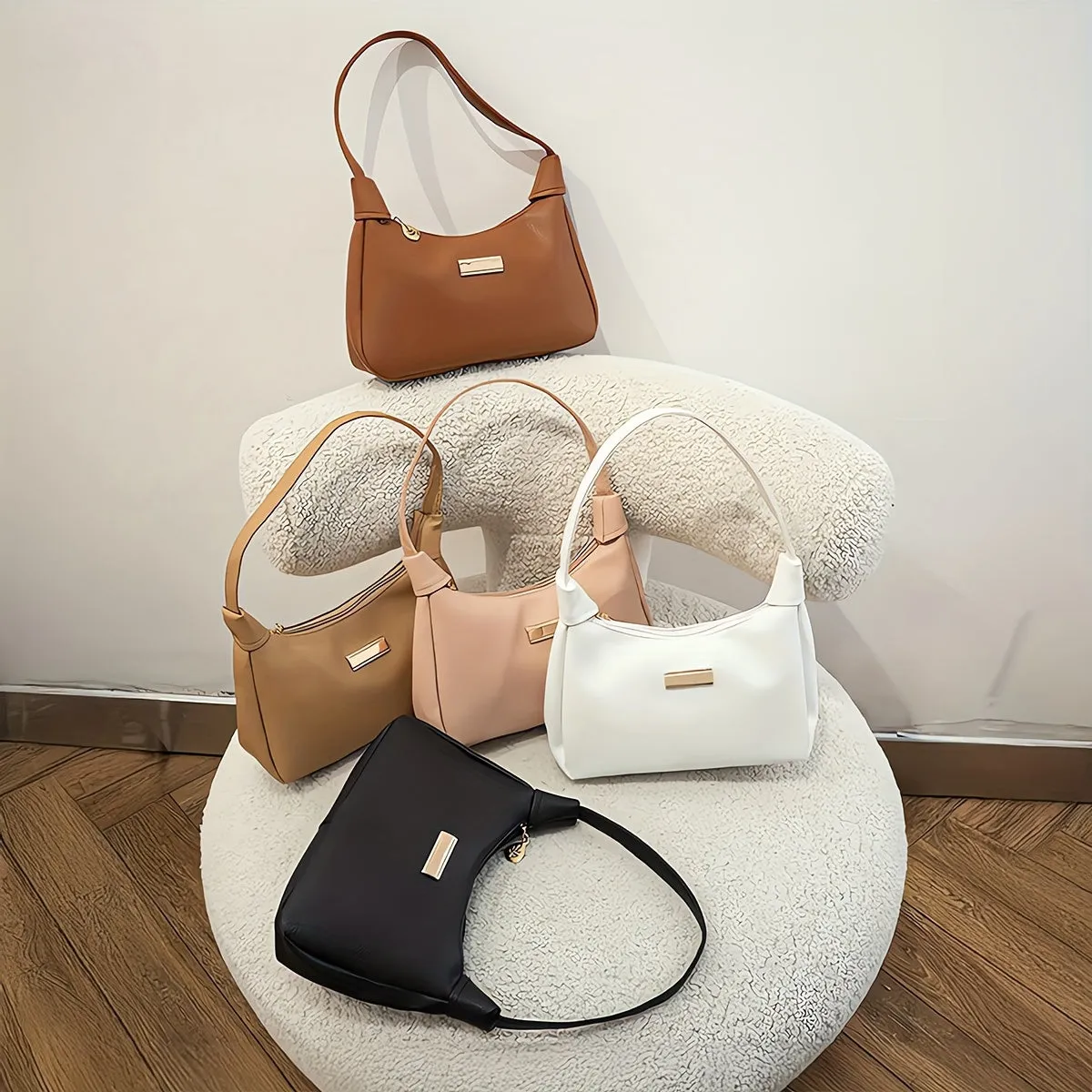 Exquisite Hardware Crossbody Bag