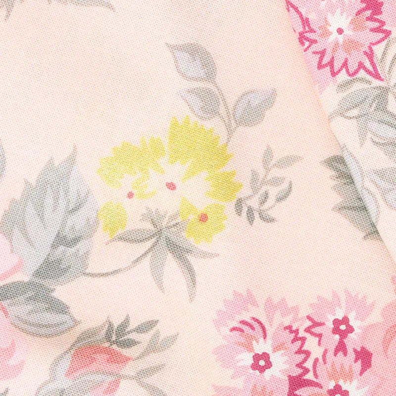 Exquisite - Main Blush Metallic Yardage