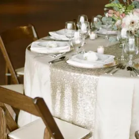 Exquisite Sequin Fabric Runner