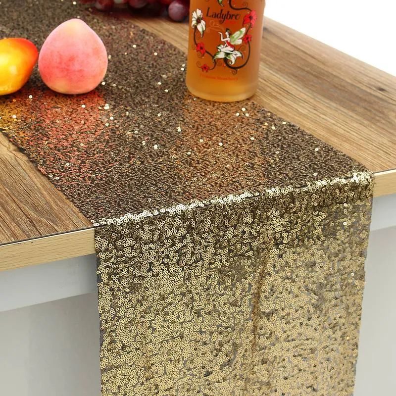 Exquisite Sequin Fabric Runner