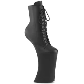 FORBIDDEN-1020 Pleaser Black Faux Leather Sexy Platform Shoes (Pole Dancing Heels)
