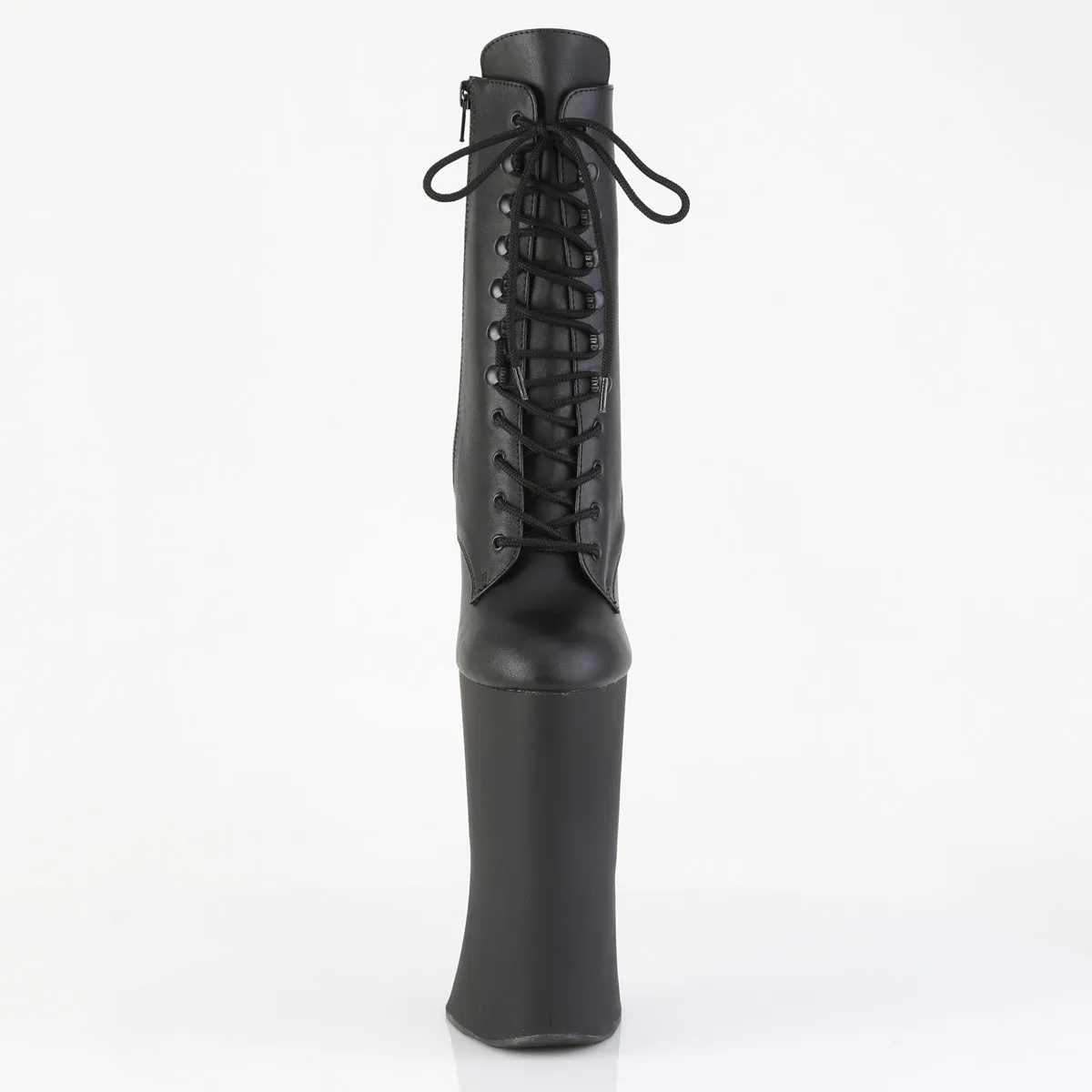 FORBIDDEN-1020 Pleaser Black Faux Leather Sexy Platform Shoes (Pole Dancing Heels)