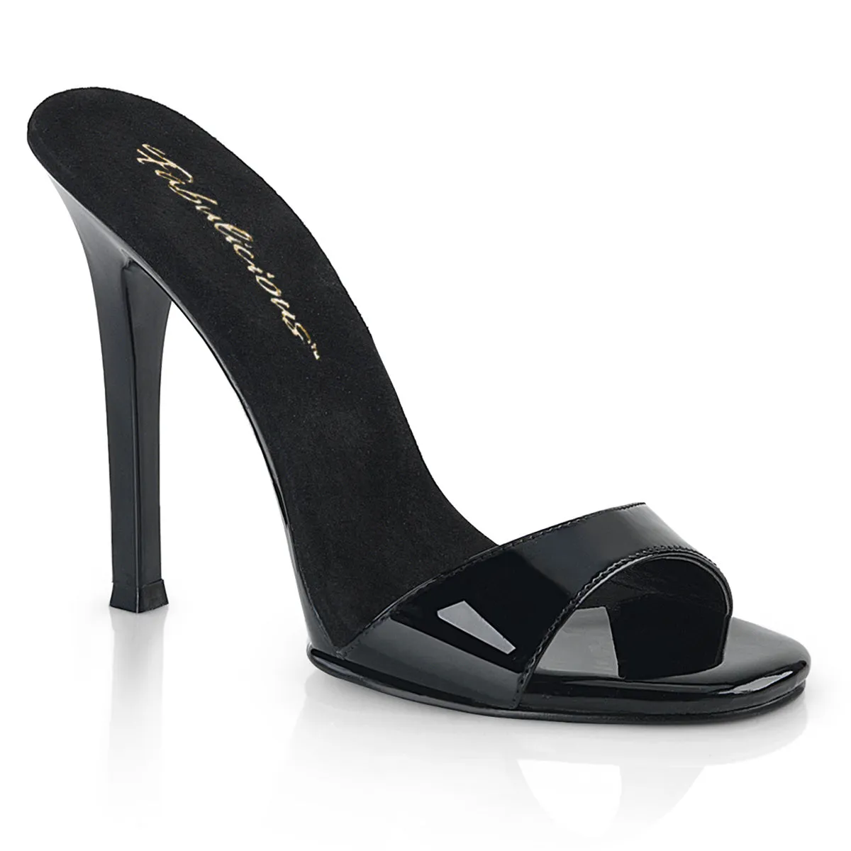 GALA-01S Fabulicious 4 1/2" Gala Black Patent Sexy Shoes (High Heels)