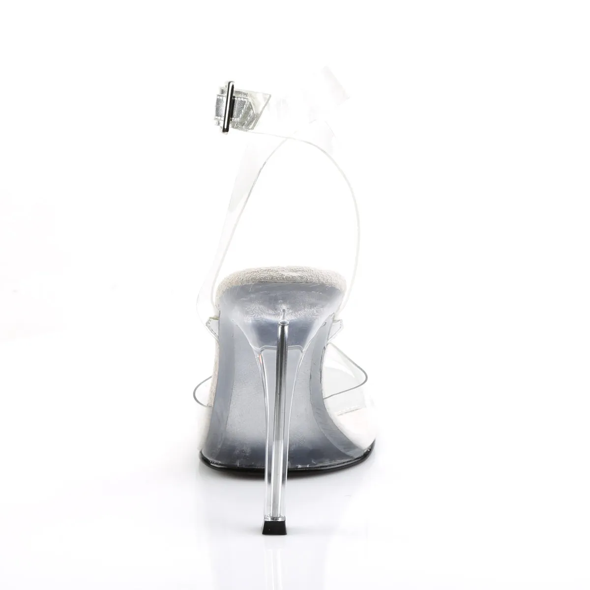GALA-06 Fabulicious 4 1/2" Gala Clear Sexy Shoes (Posing Shoes)