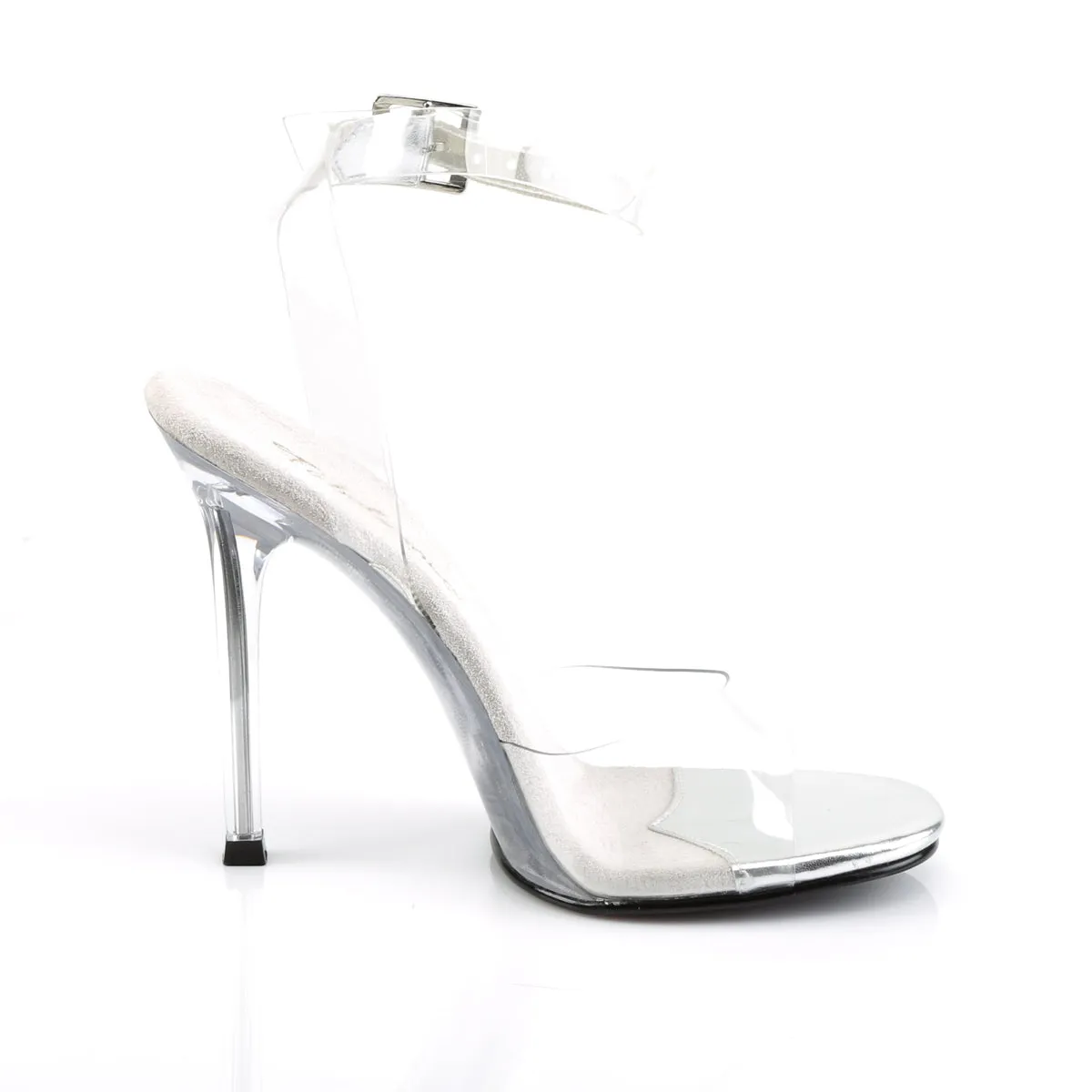 GALA-06 Fabulicious 4 1/2" Gala Clear Sexy Shoes (Posing Shoes)