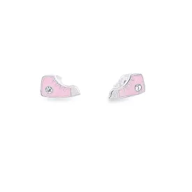 Girls pink high top earrings 36112