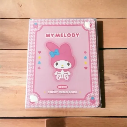 Kawaii Sanrio Convenience Book Stationary and Note Pad, Hello Kitty, My Melody, and Cinnamoroll