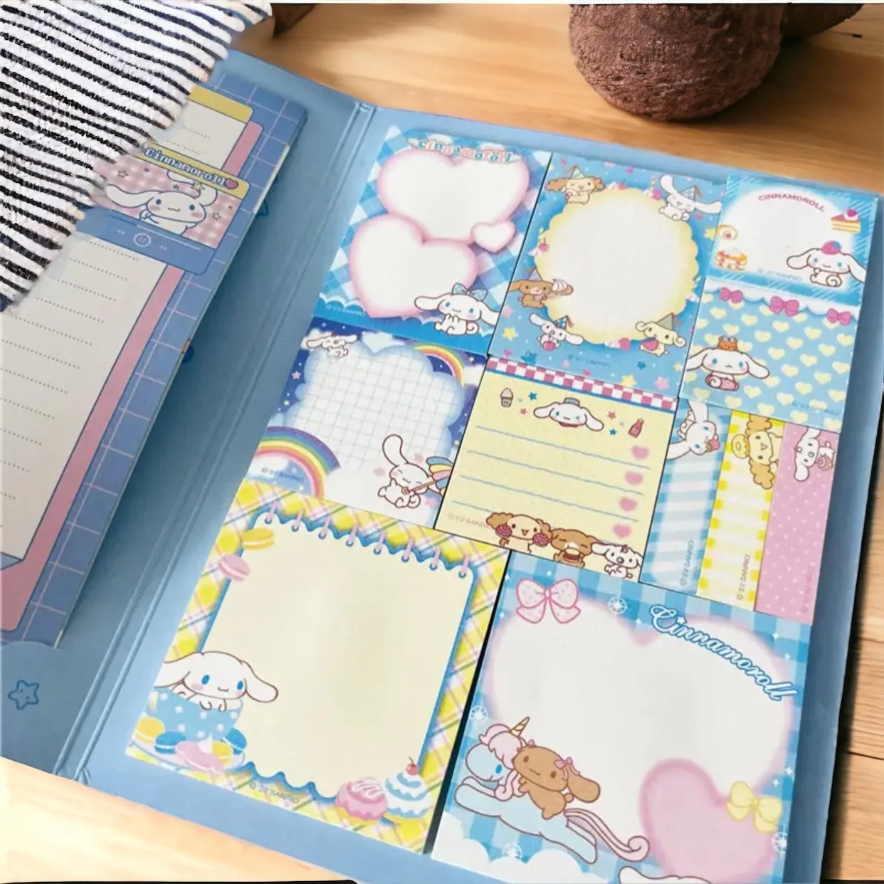 Kawaii Sanrio Convenience Book Stationary and Note Pad, Hello Kitty, My Melody, and Cinnamoroll