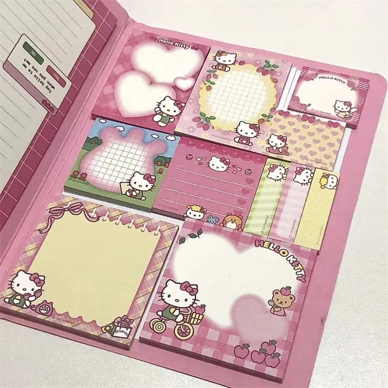 Kawaii Sanrio Convenience Book Stationary and Note Pad, Hello Kitty, My Melody, and Cinnamoroll
