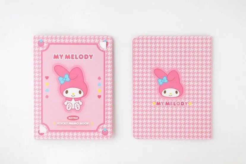 Kawaii Sanrio Convenience Book Stationary and Note Pad, Hello Kitty, My Melody, and Cinnamoroll