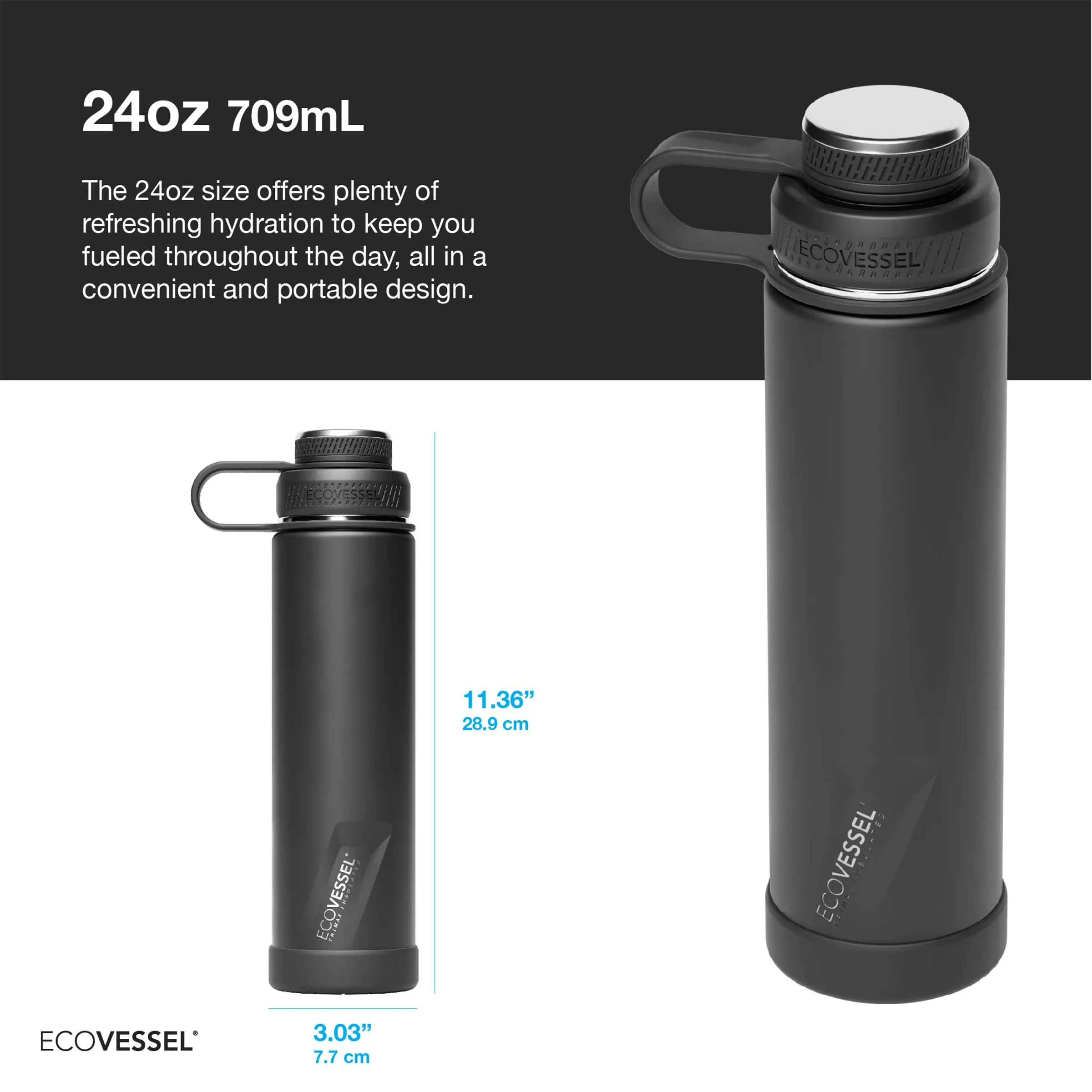 Limited Edition Zion – The Boulder, 24 oz Bottle with Screw Top & Strainer