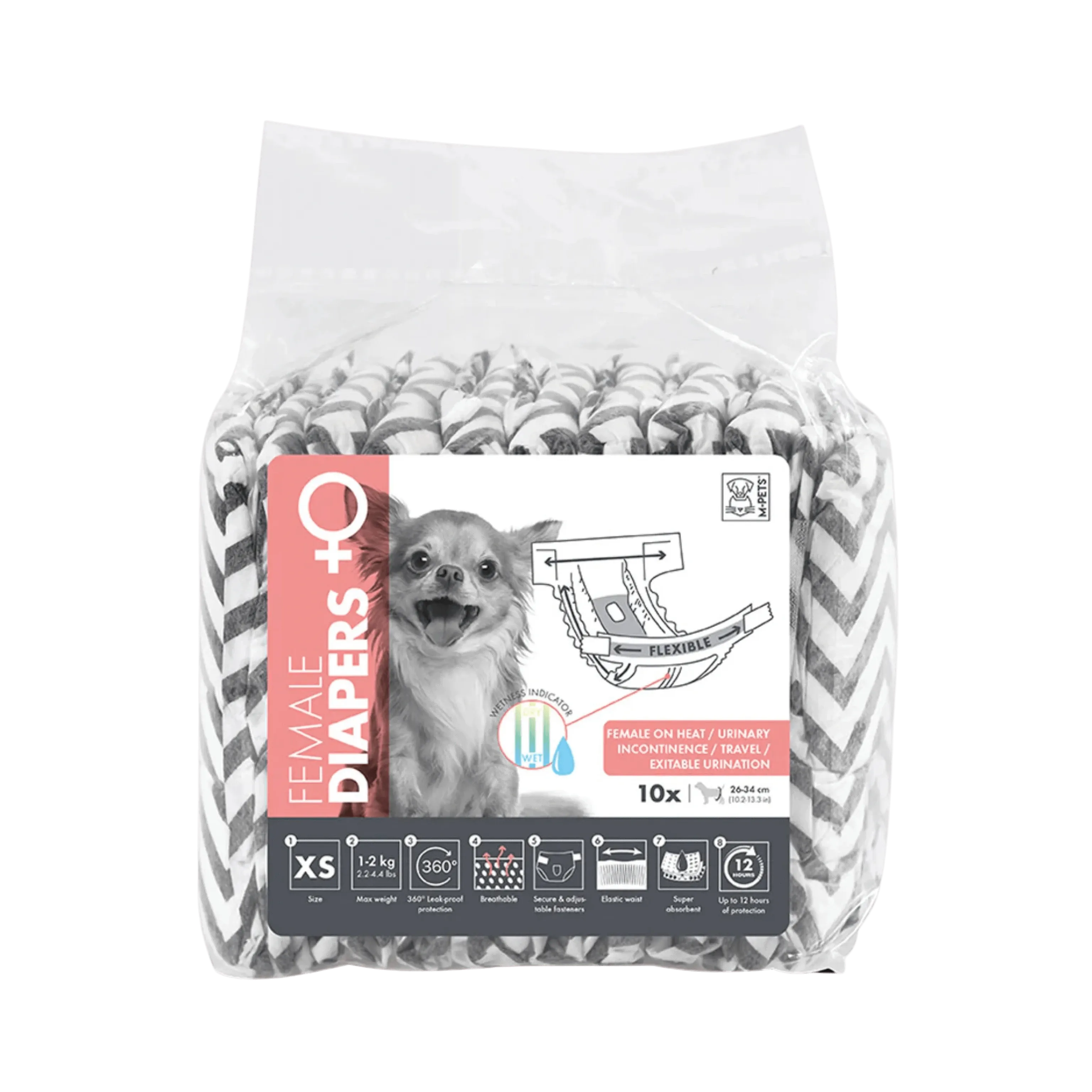 M-PETS DIAPER FD (XS)