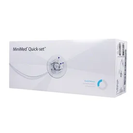 Medtronic Minimed MMT398 Quick Set Infusion Set 43" L Tubing, 6mm Cannula, Clear - 10 Bx