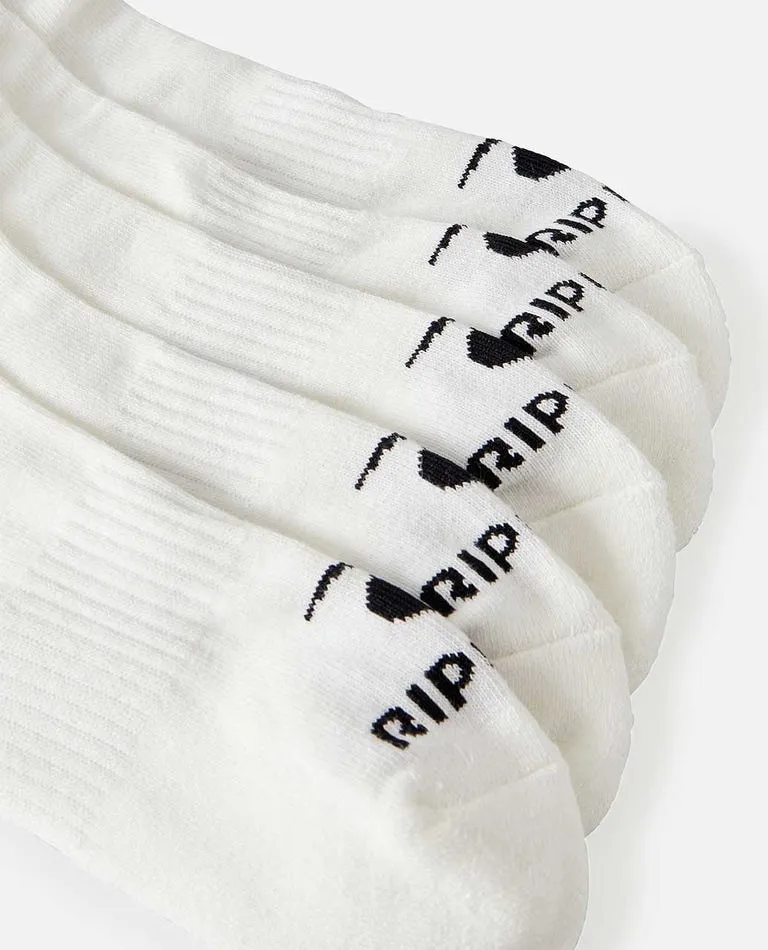 Men's Brand Ankle Sock - 5 Pack