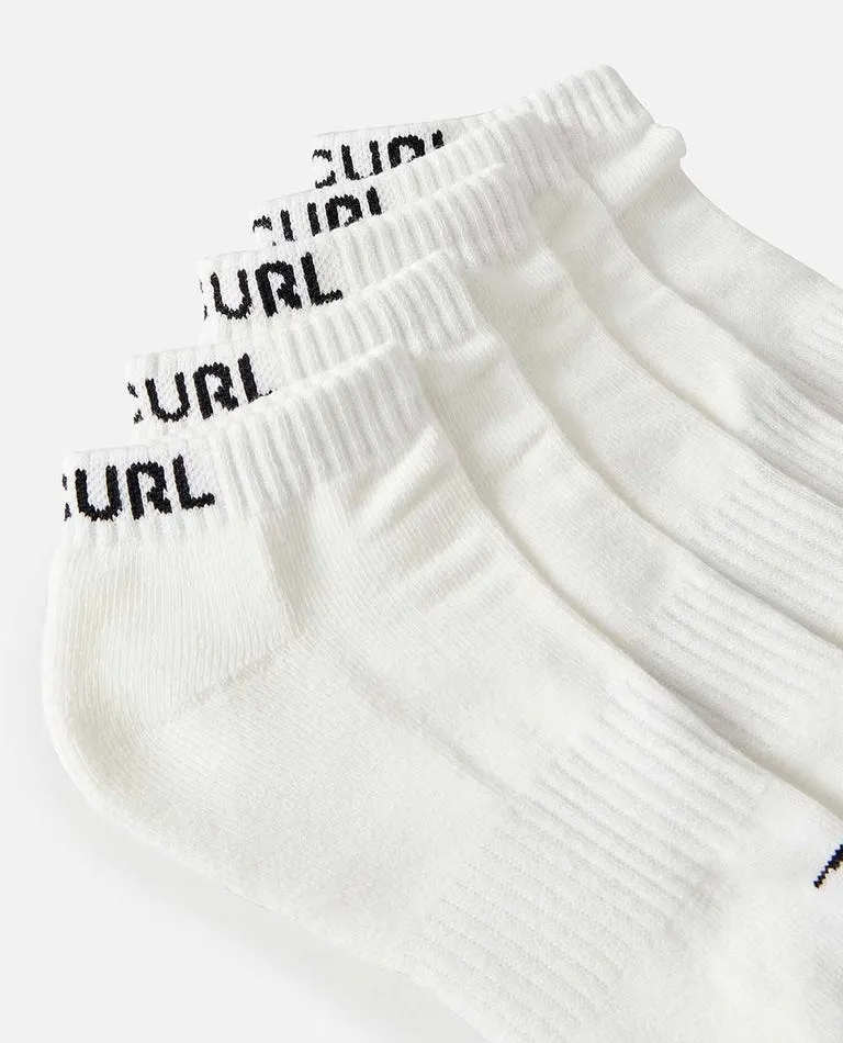 Men's Brand Ankle Sock - 5 Pack