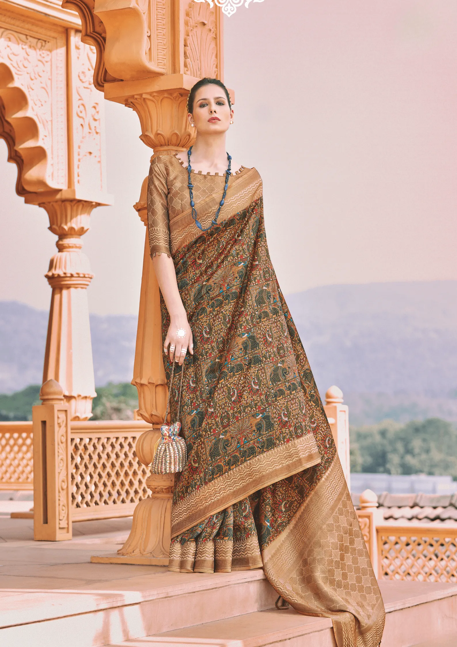 Multicolor Exquisite Designer Saree