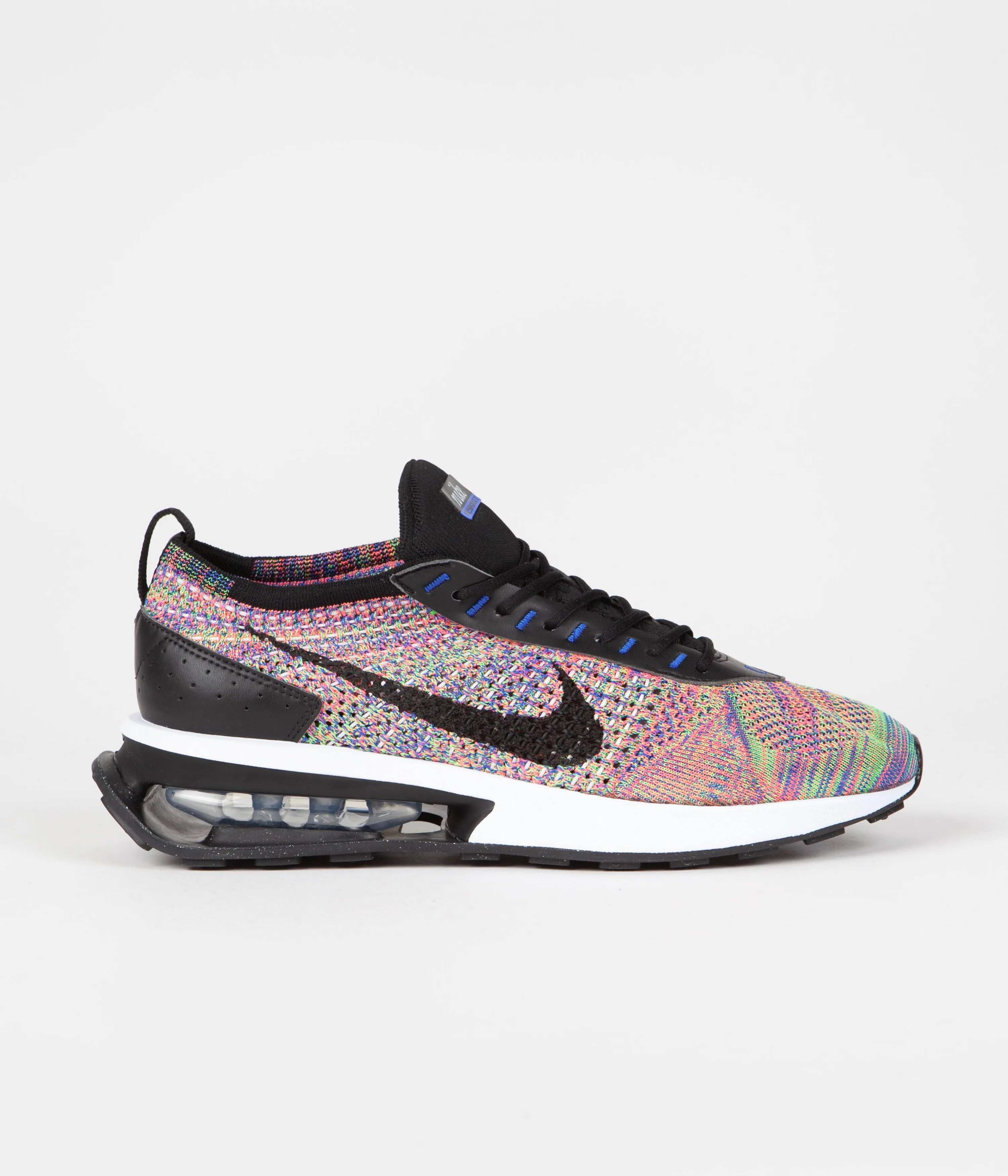 Nike Air Max Flyknit Racer Shoes - Multicolour / Black - Racer Blue - White