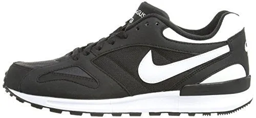 nike air pegasus new racer mens trainers 705172 sneakers shoes (US 11.5, black white neutral grey 001)