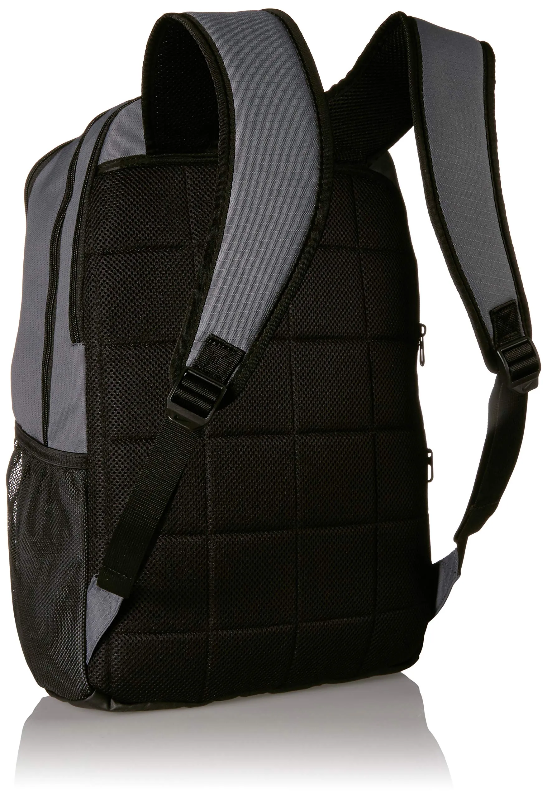 NIKE Brasilia XLarge Backpack 9.0, Flint Grey/Black/White, Misc