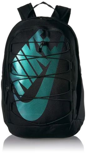 Nike Hayward 2.0 Backpack, Nike Backpack for Women and Men with Polyester Shell & Adjustable Straps, Black/Black/Metallic Silver