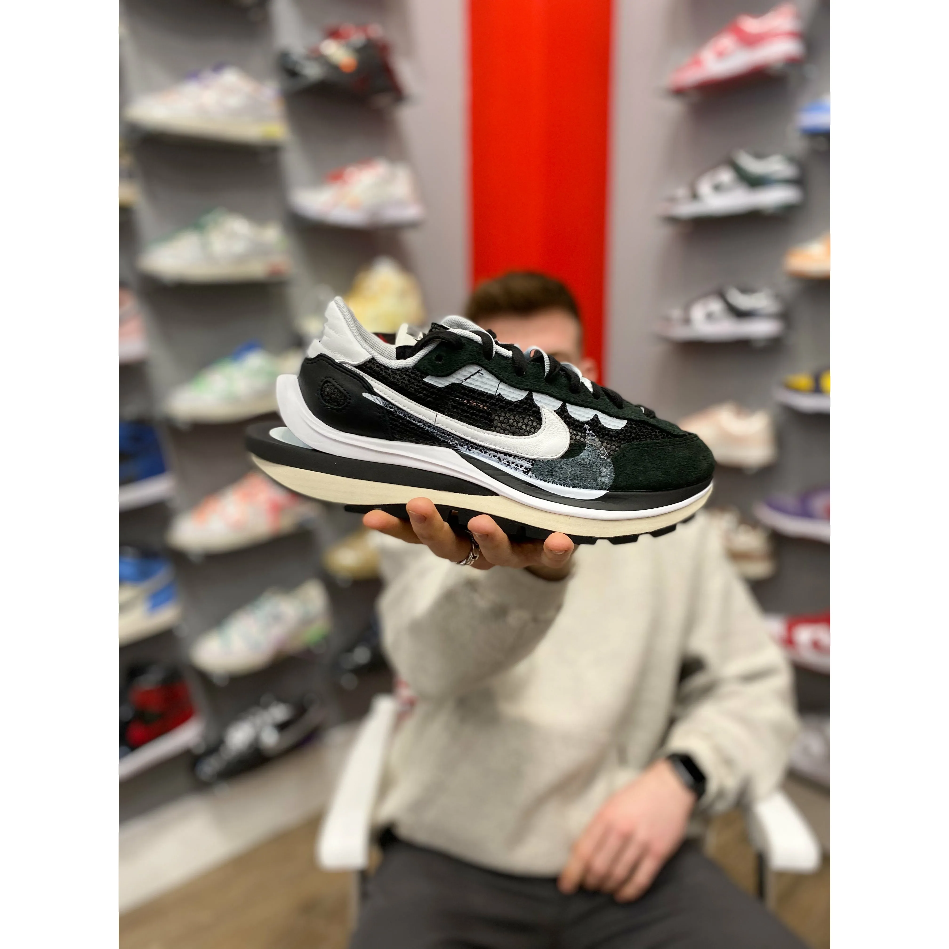 Nike Vaporwaffle sacai Black White