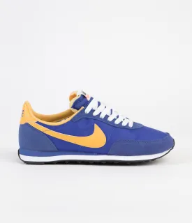 Nike Waffle Trainer 2 Shoes - Medium Blue / University Gold - White - Black