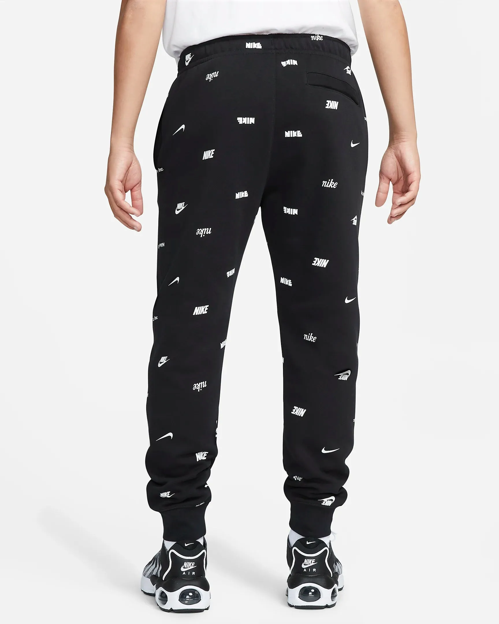 Pantalon Jogging Nike Club Fleece - Noir/Blanc
